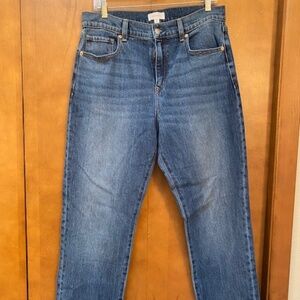 Evereve vintage straight leg jeans size 30 blue